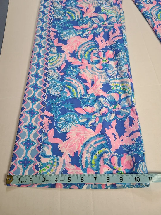 Lilly Pultizer Bal Harbour  Women’s Palazzo Pants Blue Tang Seaside EUC XL - Picture 10 of 10